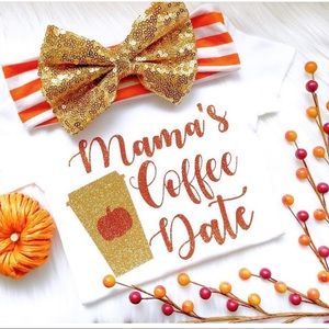 Pumpkin spice latte, baby pumpkin patch outfit